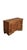 An elegant 19th-century low sideboard crafted from fine solid walnut, it features understated lines, harmonious...