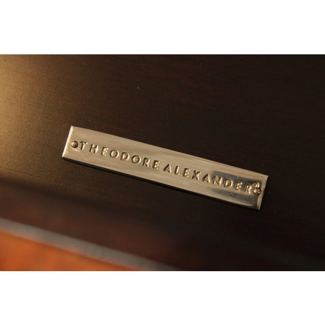 2020s Theodore Alexander Contemporary 'Gold Leaf' One-Drawer Side Table For Sale - Image 5 of 12