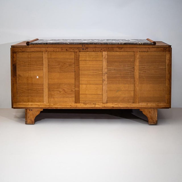 Art Deco Credenza with Marble Top, France, 1930s For Sale - Image 6 of 15