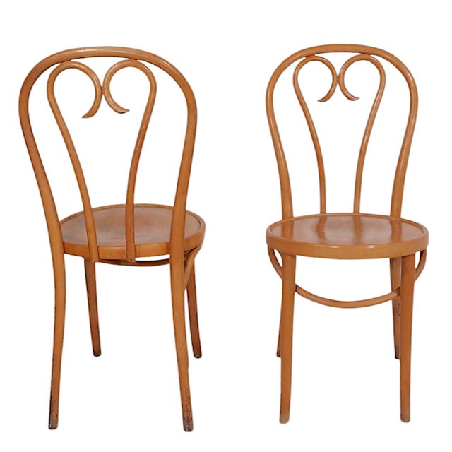 Pr. Cafe Bistro Style Dining Chairs Made in Romania After Thonet For Sale - Image 9 of 10