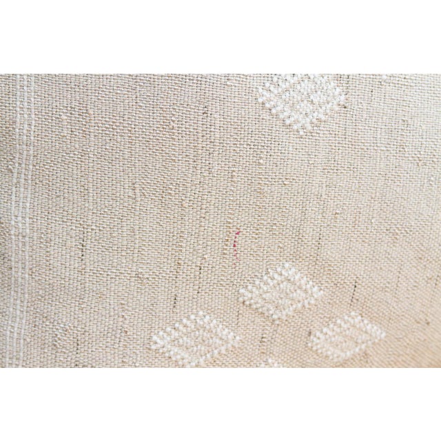 Oasis Linen Oversized Lumbar Moroccan Pillow For Sale - Image 4 of 10