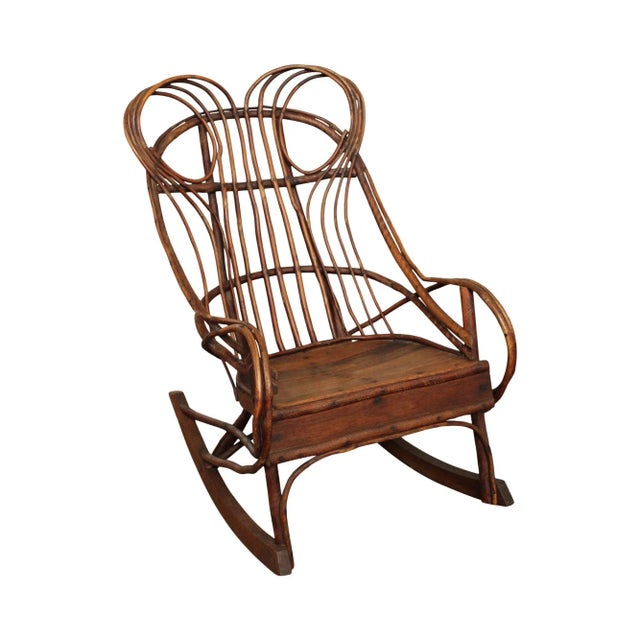 Antique Bentwood Children Rocking Chair For Sale - Image 13 of 13