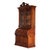Renaissance Revival Carved Walnut & Burl Barrel Roll Top Secretary C1890 For Sale - Image 13 of 18