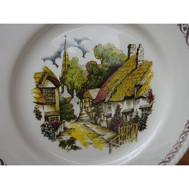 Flat Plates in Earthenware by Keller & Guérin for Lunéville, 1890s, Set of 6 For Sale - Image 3 of 12