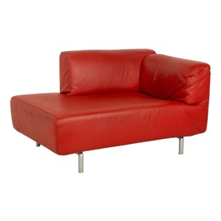 Met Chaise Lounge in Leather from Cassina For Sale
