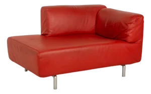 Met Chaise Lounge in Leather from Cassina