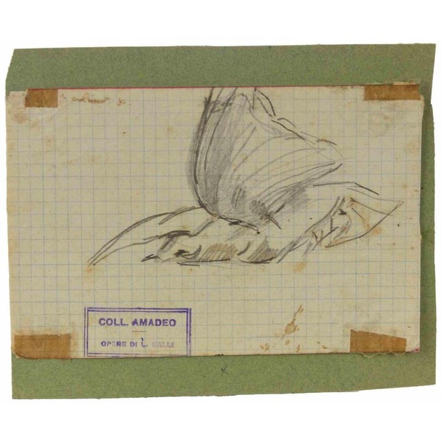 Anatomical studies is an original artwork realized by Luigi Galli in the late 19th Century. Pencil drawing on paper. The...