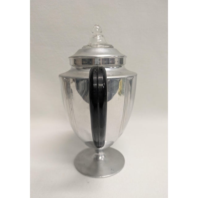Mid-Century Aluminum Coffee Server For Sale - Image 4 of 10
