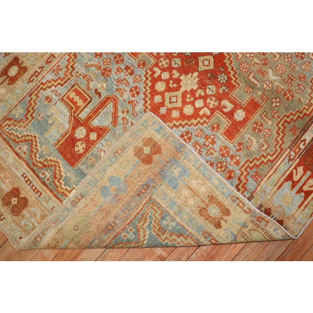Textile Quirky Antique Persian Bidjar Rug - 4'4" x 11' For Sale - Image 7 of 18