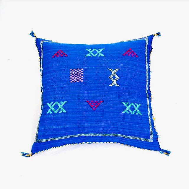 Cobalt Blue Sabra Throw Pillow Chairish