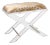 Delano Nickel Salazar Lucite X-Bench For Sale