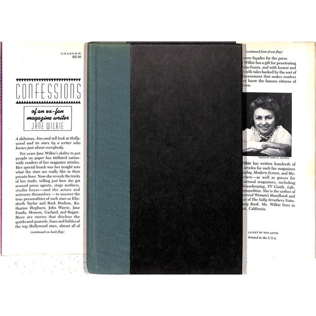 Traditional "Confessions of an Ex-Fan Magazine Writer" 1981 Wilkie, Jane For Sale - Image 3 of 5