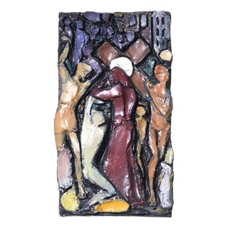 Victor Cerrato, Votive Sculpture, 1960s, Ceramic For Sale
