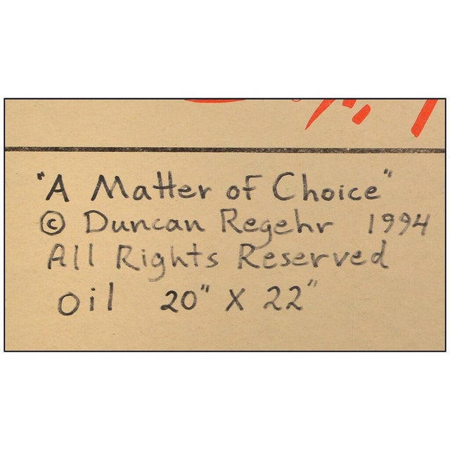 1990s A Matter of Choice, Duncan Regehr For Sale - Image 4 of 5