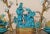 Chinoiserie French Chinoiserie Turquoise-Blue Porcelain Encrier Table Lamp For Sale - Image 3 of 9
