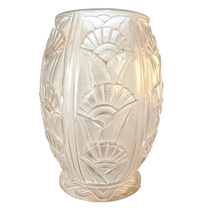 Large Art Deco Bulbous Vase