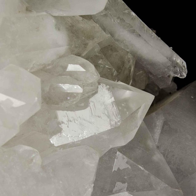 Mega Quartz Cluster, 143 Pounds, Large Crystal Display Piece (Brazil #G0150) For Sale - Image 9 of 13