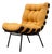 “Costella” Armchair in Hardwood & Chenille, Martin Eisler, 1950s For Sale