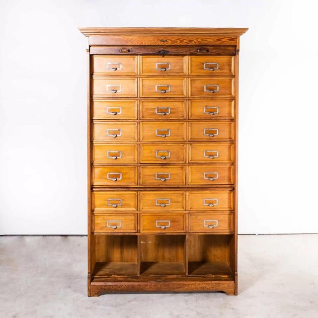 Vintage Tambour Front Drawer Cabinet from Stolzenberg, 1940s For Sale - Image 11 of 16