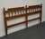 High End Solid Hard Rock Maple Colonial Early American Style King Size Spindle Headboard For Sale - Image 4 of 6