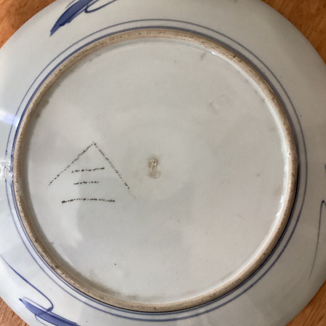 Mid 19th Century Antique Japanese Imari Porcelain Hand Painted Platter/Charger With Makers Mark For Sale - Image 5 of 12