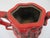 Chinese Red Lacquer Tree Trunk Branch Handle Squirrel Finial Lid Teapot For Sale - Image 9 of 15