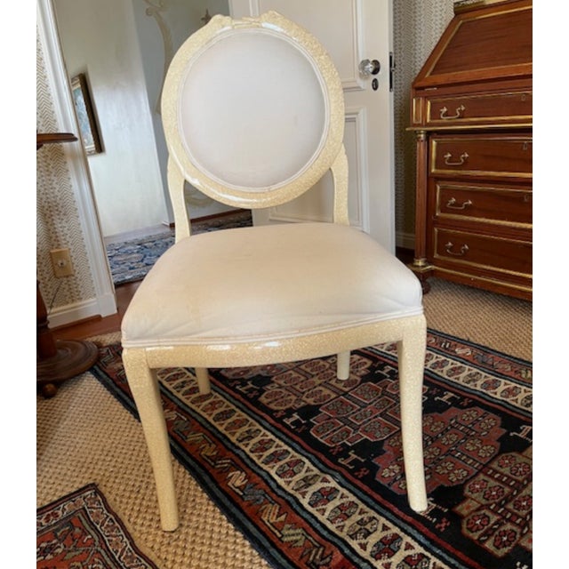 1980s 1980s Postmodern Sculptural Plaster-Style Desk With Matching Chair For Sale - Image 5 of 11
