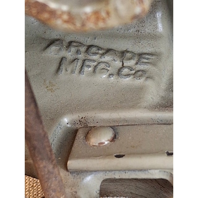 Antique Arcade Cast Iron Mack Ac Dump Truck Large 11.5" Original Paint 1925 For Sale - Image 12 of 18
