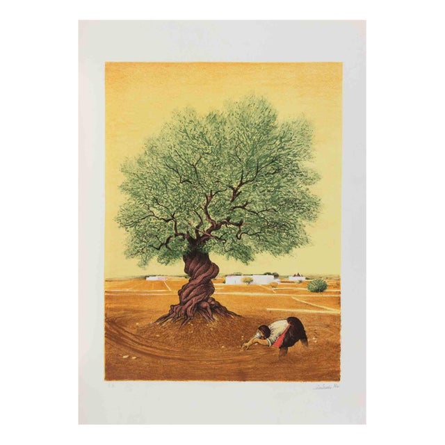 Gianfranco Mai, Tales from Puglia, Screen Print, 1981 For Sale