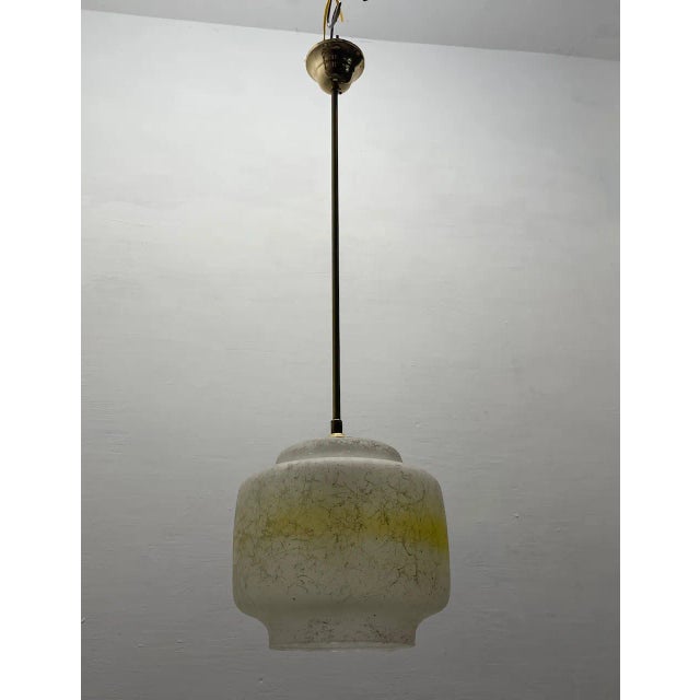 Metal Murano Glass Light Pendant, 1980s For Sale - Image 7 of 9
