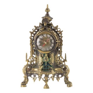 Victorian Table Clock, Late 19th Century For Sale