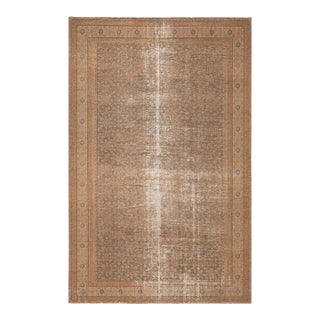 Vintage Distressed Malayer Rug - Gallery Size 7 X 17 For Sale