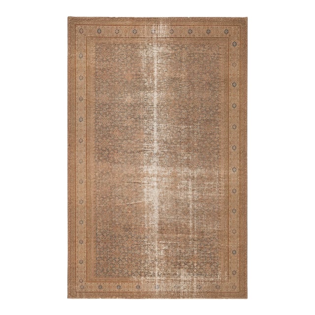 Vintage Distressed Malayer Rug - Gallery Size 7 X 17 For Sale