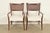 Mid-Century Modern Paul McCobb Irwin Collection Mid-Century Modern Sculpted Walnut Cane Back Armchairs, Newly Refinished For Sale - Image 3 of 12