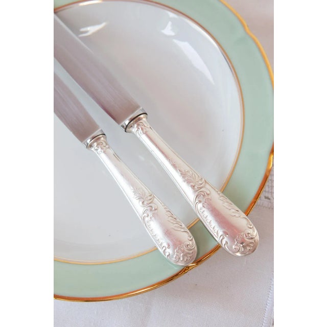 1940s French Louis XV Style Table Knives by François Frionnet, 1940s, Set of 12 For Sale - Image 5 of 6