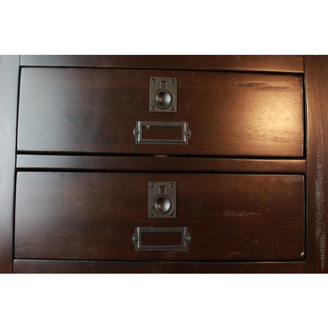 Campaign Style Pottery Barn Rhys End Tables a Pair Chairish