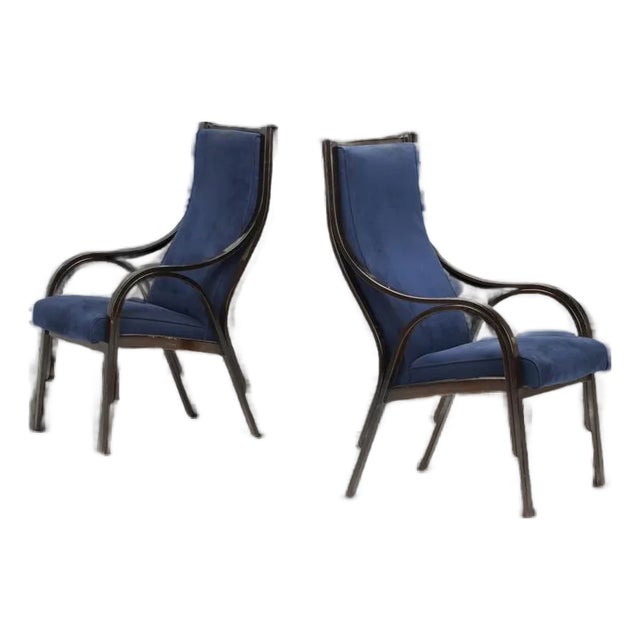 1950s Pair of Cavour Chairs Attributed to Vittorio Gregotti For Sale