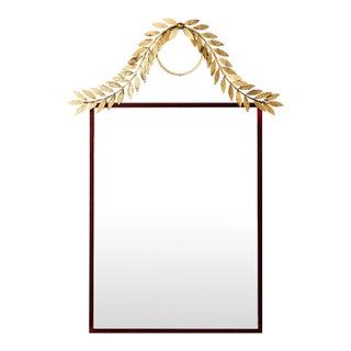 Scroll Leaf Mirror by Lowcountry Originals For Sale