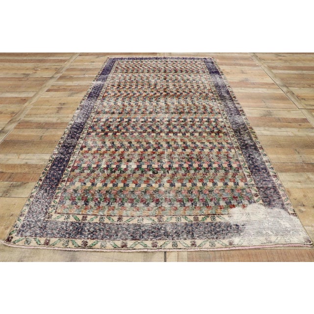 Textile Vintage Turkish Sivas Rug, 04'09 X 09'04 For Sale - Image 7 of 10