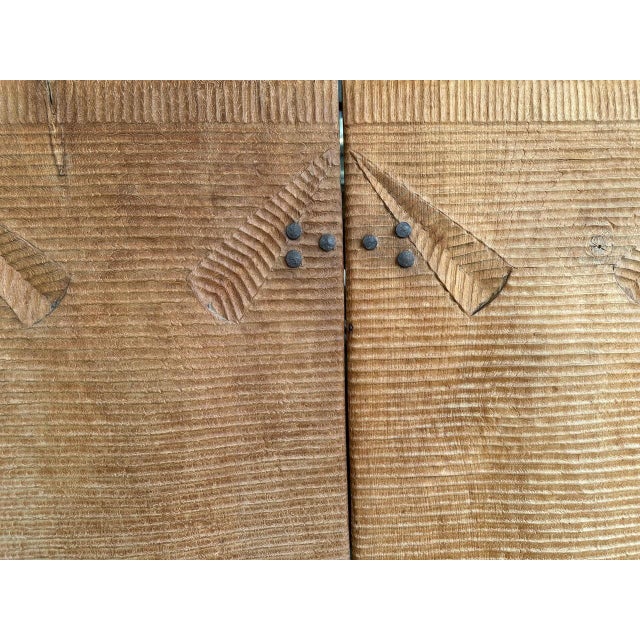 Andrianna Shamaris Century Old Shutters Headboard or Coffee Table Top For Sale - Image 16 of 18
