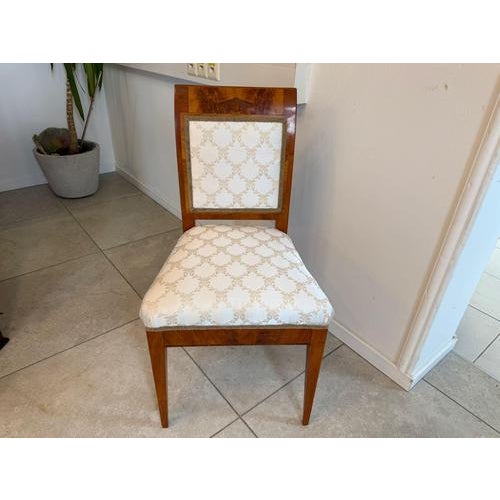 Antique Biedermeier Walnut Armchair For Sale - Image 5 of 10