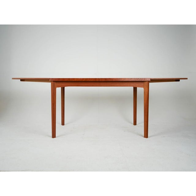 Vintage Extendable Dining Table in Teak, 1960s For Sale - Image 11 of 16