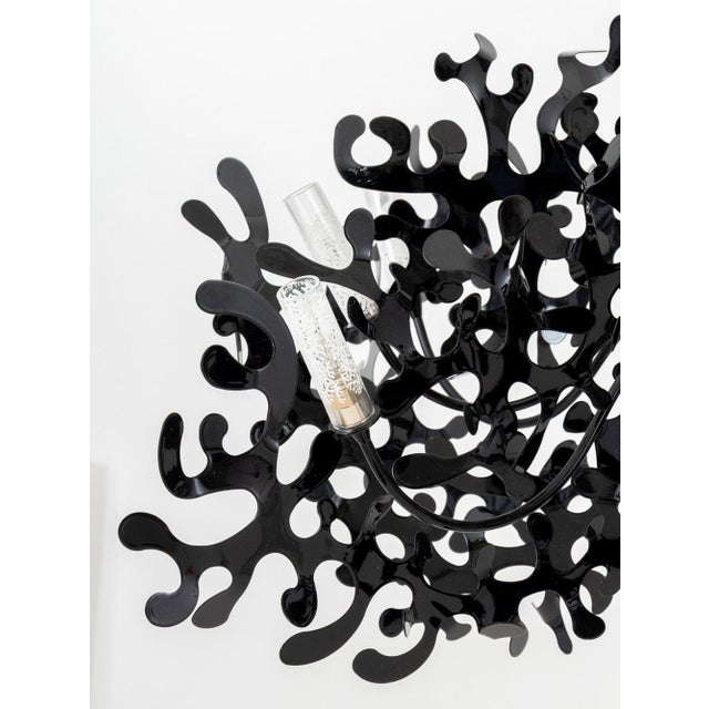 Postmodern Lumen Center Italia Black Pendant Lamp For Sale - Image 3 of 9