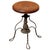 19th Century Adjustable Cast Iron Piano Stool W/ Oak Seat by Charles Parker Co. For Sale - Image 4 of 9