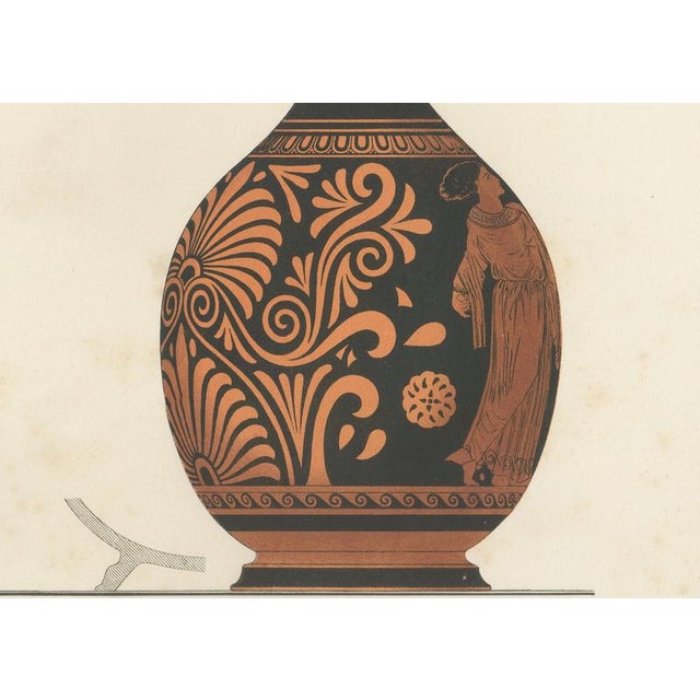 Paper Albert Genick, Greek Bottles & Jugs with Classical Figures, 1883, Lithograph For Sale - Image 7 of 9
