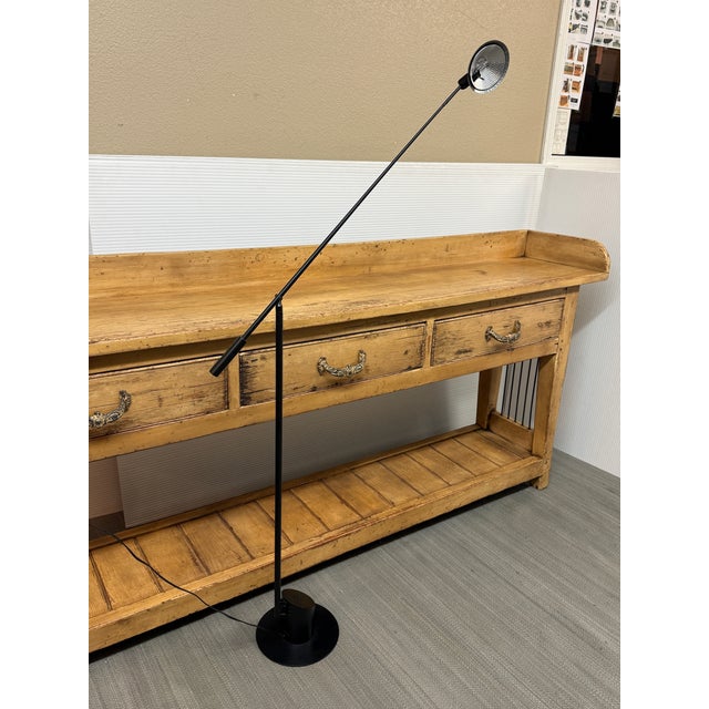 Kovacs Robert Sonneman for Kovacs Feather Floor Lamp, Black For Sale - Image 4 of 12