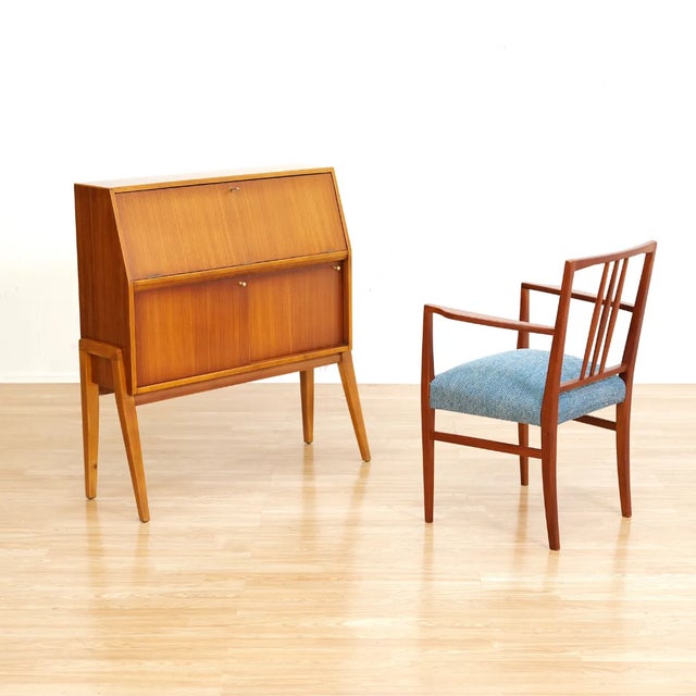 Greaves and Thomas Mid Century Secretary Desk by Greaves & Thomas For Sale - Image 4 of 11