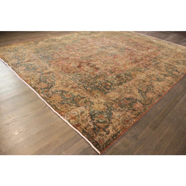 Mid-20th Century Vintage Wool Tabriz Rug For Sale In New York - Image 6 of 10