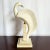 1990s Postmodern Tessellated Stone and Brass Maitland Smith Bird Sculpture For Sale - Image 5 of 8