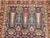Antique Persian Tabriz Area Rug, Hand-Knotted Wool, All-over Geometric Pattern, Navy & Green, 3x6 For Sale In Chicago - Image 6 of 13